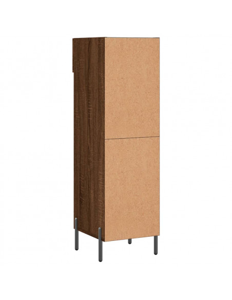 Scarpiera Rovere Marrone 30x35x105 cm in Legno Multistrato