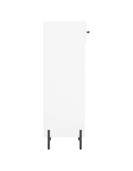 Scarpiera Bianca 30x35x105 cm in Legno Multistrato