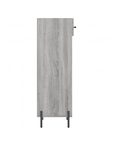 Scarpiera Grigio Sonoma 30x35x105 cm in Legno Multistrato