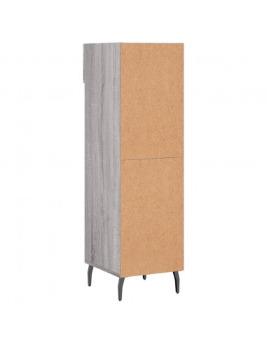 Scarpiera Grigio Sonoma 30x35x105 cm in Legno Multistrato