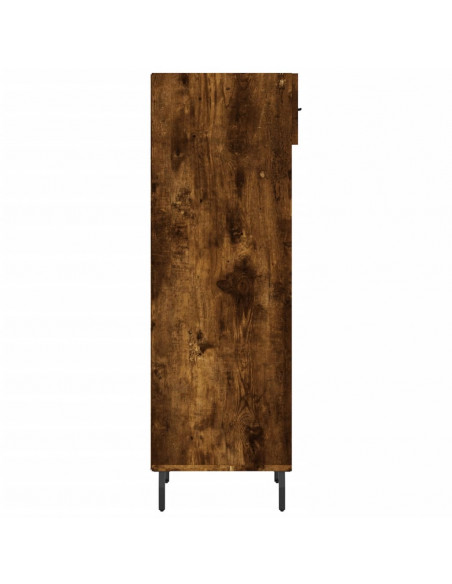 Scarpiera Rovere Fumo 30x35x105 cm in Legno Multistrato