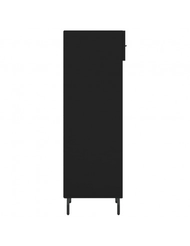 Scarpiera Nera 30x35x105 cm in Legno Multistrato