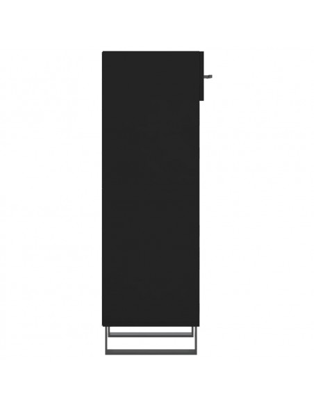 Scarpiera Nera 30x35x105 cm in Legno Multistrato