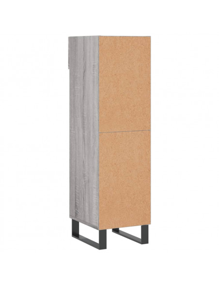 Scarpiera Grigio Sonoma 30x35x105 cm in Legno Multistrato