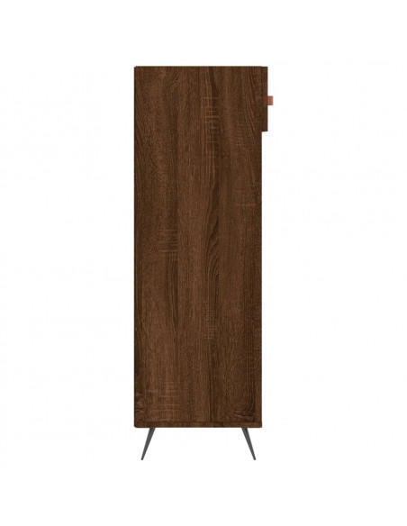 Scarpiera Rovere Marrone 60x35x105 cm in Legno Multistrato