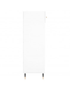 Scarpiera Bianca 60x35x105 cm in Legno Multistrato 2