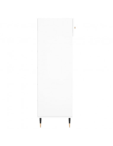Scarpiera Bianca 60x35x105 cm in Legno Multistrato