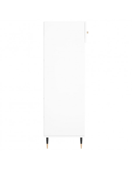 Scarpiera Bianca 60x35x105 cm in Legno Multistrato