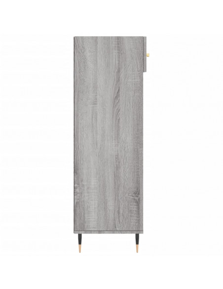 Scarpiera Grigio Sonoma 60x35x105 cm in Legno Multistrato