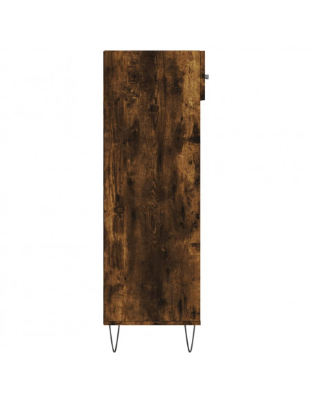Scarpiera Rovere Fumo 60x35x105 cm in Legno Multistrato
