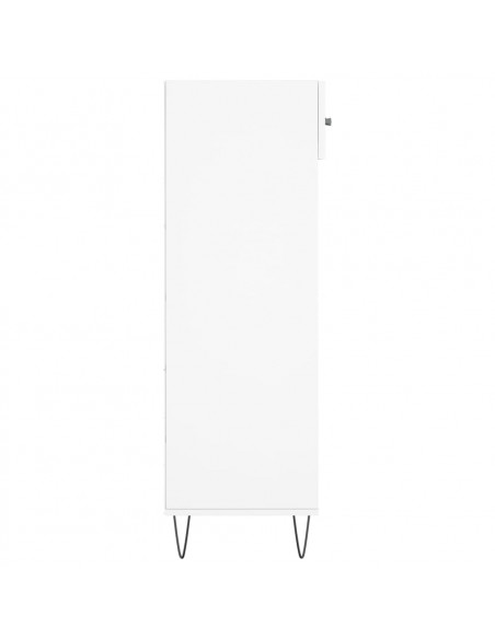 Scarpiera Bianca 60x35x105 cm in Legno Multistrato