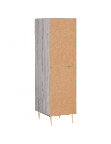 Scarpiera Grigio Sonoma 30x35x105 cm in Legno Multistrato