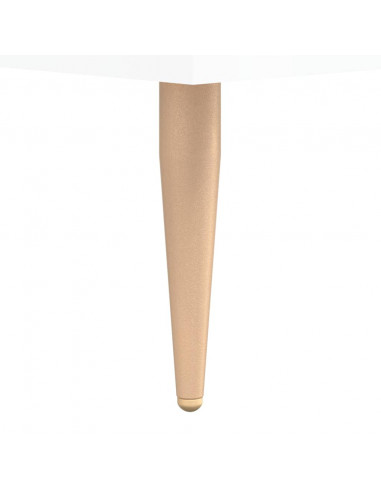 Scarpiera Bianco Lucido 30x35x105 cm in Legno Multistrato