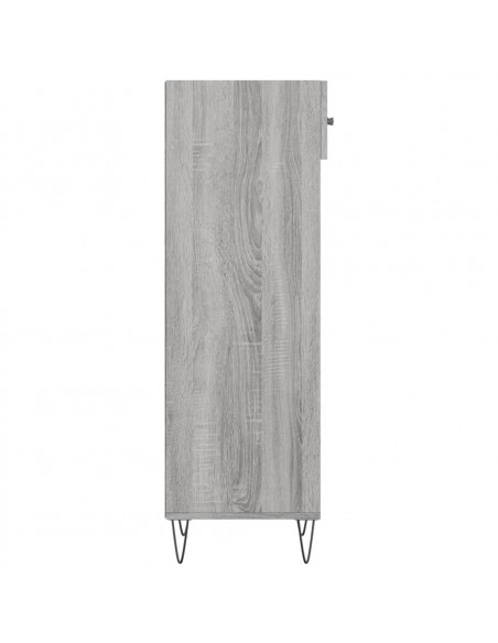 Scarpiera Grigio Sonoma 30x35x105 cm in Legno Multistrato