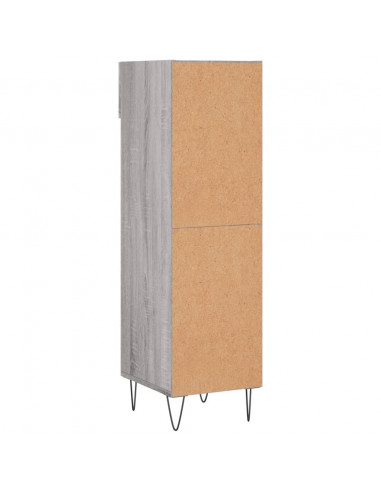 Scarpiera Grigio Sonoma 30x35x105 cm in Legno Multistrato