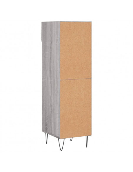 Scarpiera Grigio Sonoma 30x35x105 cm in Legno Multistrato