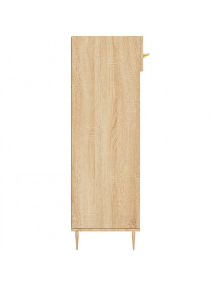 Scarpiera Rovere Sonoma 60x35x105 cm in Legno Multistrato