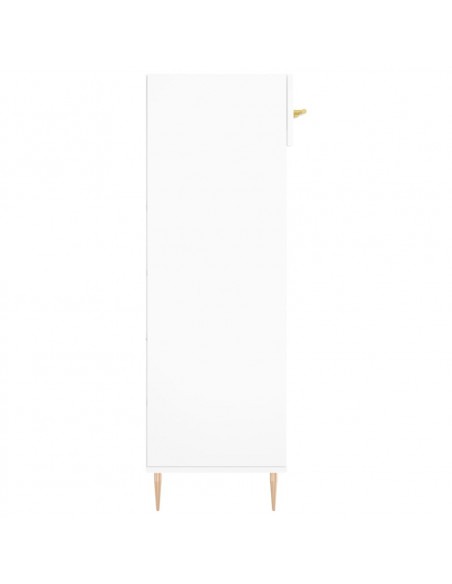 Scarpiera Bianca 60x35x105 cm in Legno Multistrato