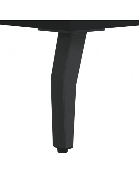 Scarpiera Nera 60x35x105 cm in Legno Multistrato