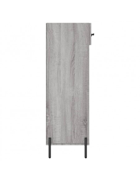 Scarpiera Grigio Sonoma 60x35x105 cm in Legno Multistrato