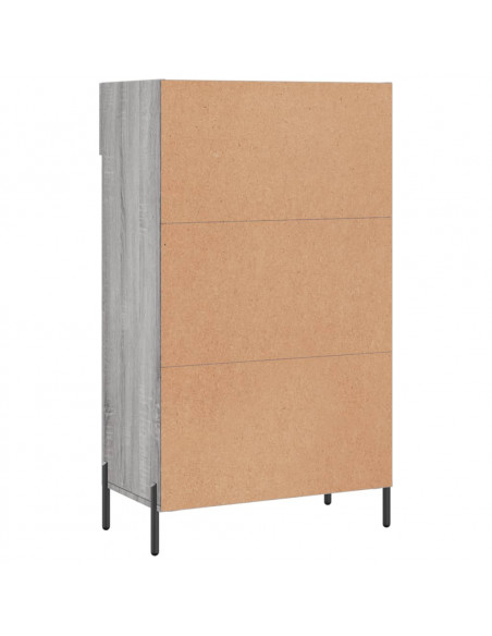 Scarpiera Grigio Sonoma 60x35x105 cm in Legno Multistrato