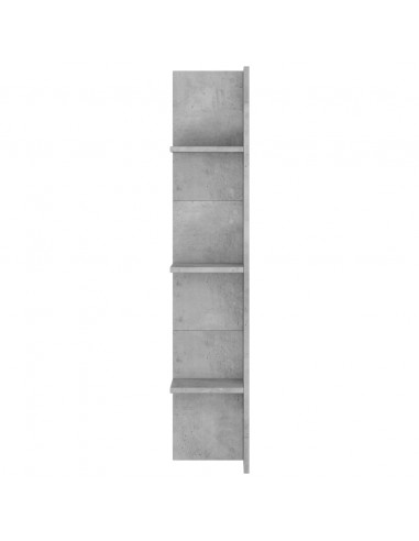 Mobile Porta TV Grigio Cemento 152x22x113 cm Legno Multistrato