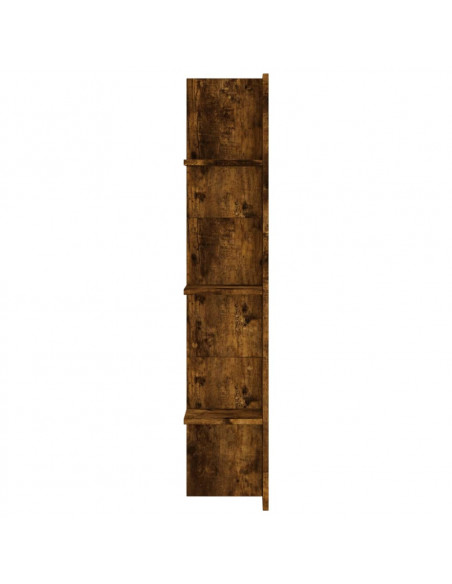 Mobile Porta TV Rovere Fumo 152x22x113 cm in Legno Multistrato