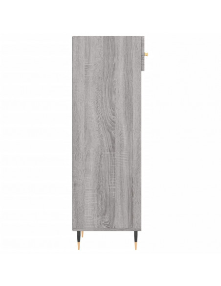 Scarpiera Grigio Sonoma 30x35x105 cm in Legno Multistrato