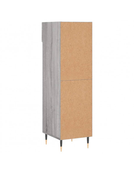 Scarpiera Grigio Sonoma 30x35x105 cm in Legno Multistrato