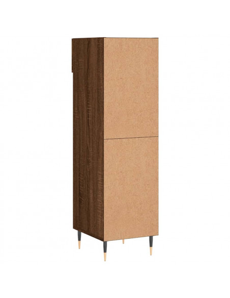 Scarpiera Rovere Marrone 30x35x105 cm in Legno Multistrato