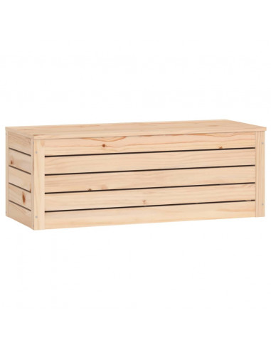 Contenitore Portaoggetti 89x36,5x33 cm Legno Massello Pino