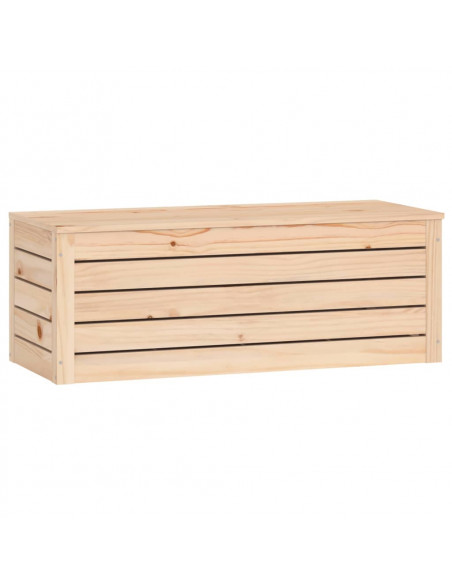 Contenitore Portaoggetti 89x36,5x33 cm Legno Massello Pino