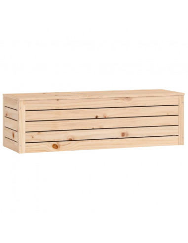 Contenitore Portaoggetti 109x36,5x33 cm Legno Massello Pino