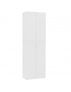 Armadio per Ufficio Bianco 60x32x190 cm in Legno Multistrato 2