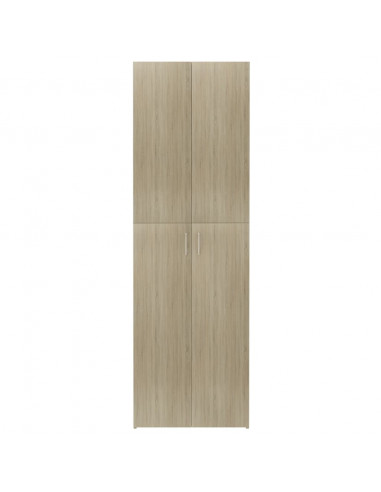 Armadio per Ufficio Rovere Sonoma 60x32x190cm Legno Multistrato