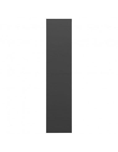 Armadio con Ripiani Antracite 90x40x180 cm in Acciaio