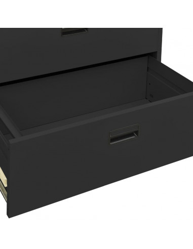 Armadio Classificatore Antracite 90x46x134 cm in Acciaio