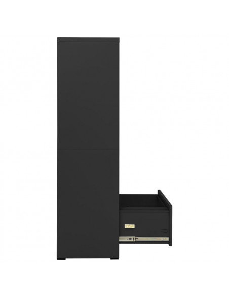 Armadio Classificatore Antracite 90x46x164 cm in Acciaio