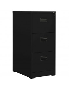 Schedario Nero 46x62x102,5 cm in Acciaio 2