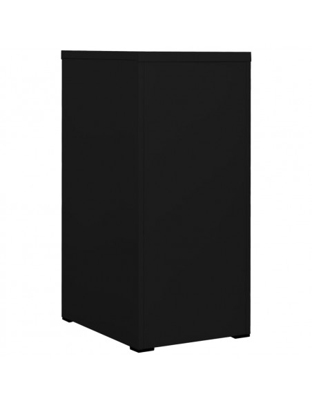 Schedario Nero 46x62x102,5 cm in Acciaio