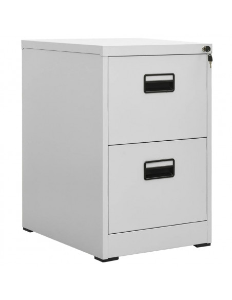 Schedario Grigio Chiaro 46x62x72,5 cm in Acciaio