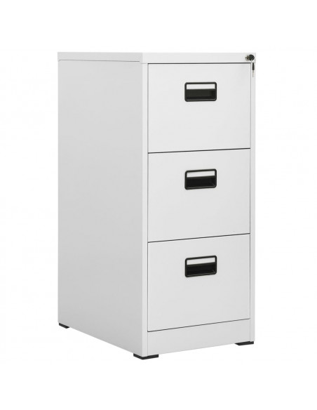 Schedario Grigio Chiaro 46x62x102,5 cm in Acciaio