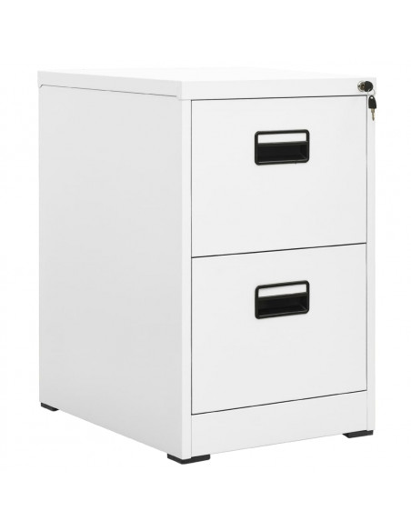 Schedario Bianco 46x62x72,5 cm in Acciaio