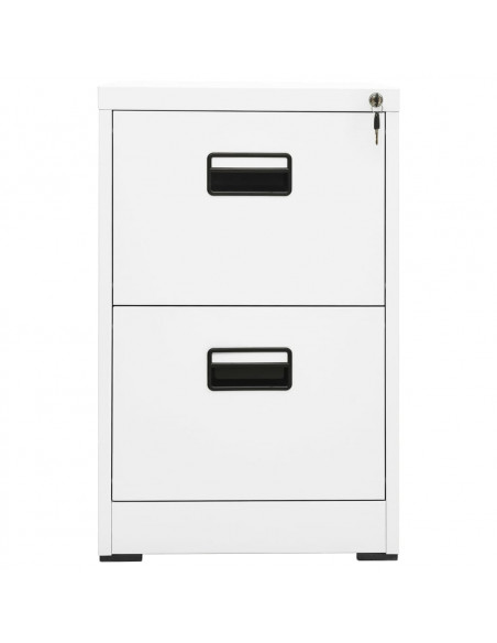 Schedario Bianco 46x62x72,5 cm in Acciaio