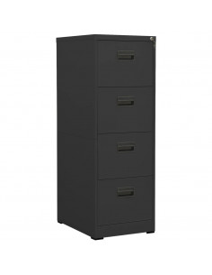 Armadio Classificatore Antracite 46x62x133 cm in Acciaio 2