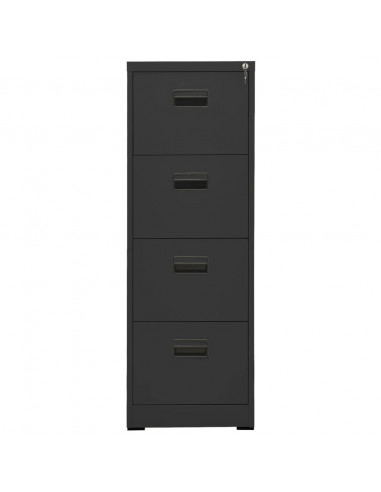 Armadio Classificatore Antracite 46x62x133 cm in Acciaio