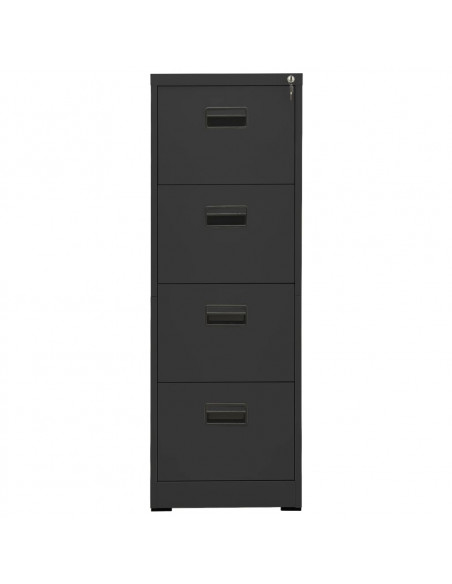 Armadio Classificatore Antracite 46x62x133 cm in Acciaio