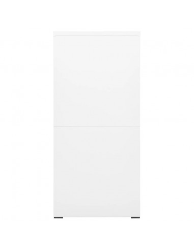 Armadio Classificatore Bianco 46x62x133 cm in Acciaio