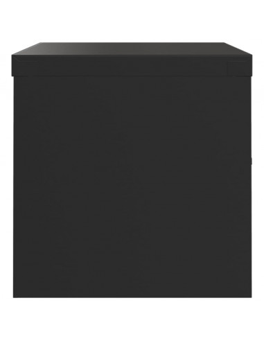 Armadio Classificatore Nero 90x40x40 cm in Acciaio