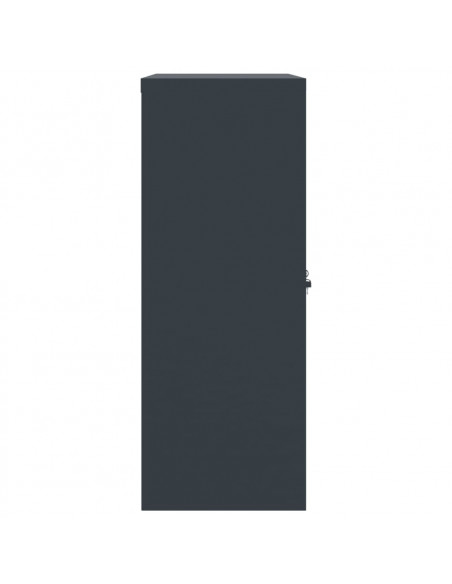 Armadio Classificatore Antracite 90x40x105 cm in Acciaio